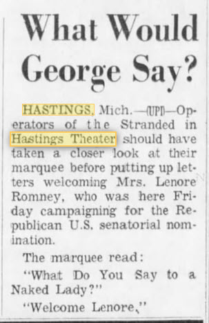 Hastings 4 - Funny Article From 27 Jun 1970 (newer photo)